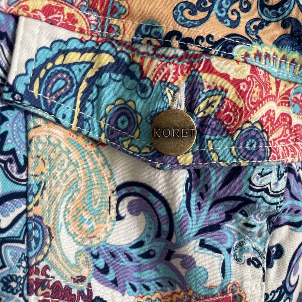 Koret 22W‎ Button Up Colorful Jacket - Picture 3 of 11